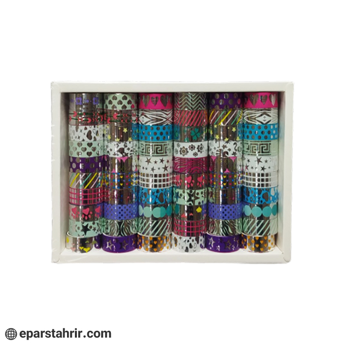 laser-patterned-adhesive-tape-pack-of-60 چسب نواری لیزری طرح دار (بسته 60 عددی)