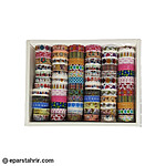 چسب نواری لیزری طرح دار (بسته 72 عددی)