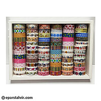 چسب نواری لیزری طرح دار (بسته 72 عددی)