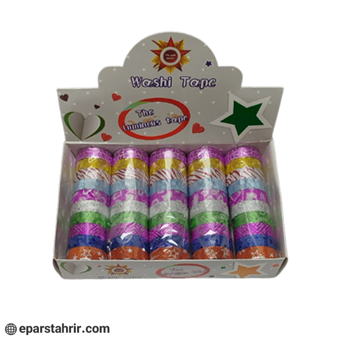 laser-patterned-adhesive-tape-pack-of-72 چسب نواری لیزری اکلیلی (بسته 50 عددی)