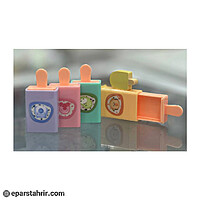 پاکن جادویی طرح بستنی کد2030 (بسته 24 عددی)