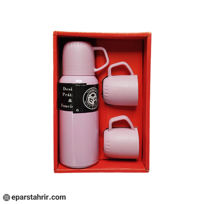 plastic-flask-and-cup-gift-set-1 ست فلاسک و کاپ پلاستیکی کادویی