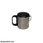 لیوان استیل درب دار