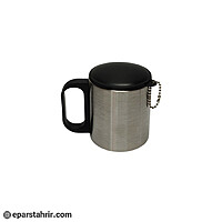 لیوان استیل درب دار