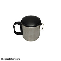 لیوان استیل درب دار