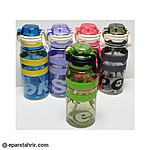 قمقمه اسپورت شفاف نی دار