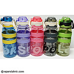 قمقمه اسپورت شفاف نی دار