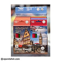 مداد رنگي 12 رنگ آپيج كدU0012- جعبه مقوایی