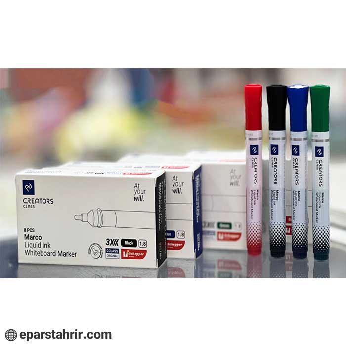 c-class-marko-magic-whiteboard-pack-of-8 ماژيك وايت برد سي كلاس ماركو (بسته 8 عددي)
