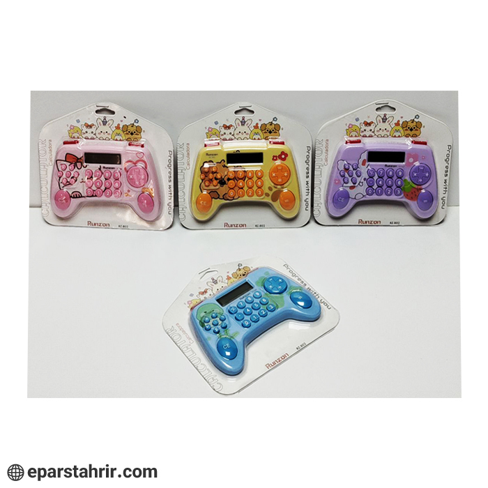 ماشین حساب فانتزی طرح دسته بازی کد 802