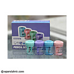 تراش مخزن دار سه گوش پاستيلي كد819 (بسته 12 عددي)