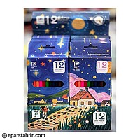 مدادرنگي 12 رنگ پرودون Prodone جعبه مقوايي