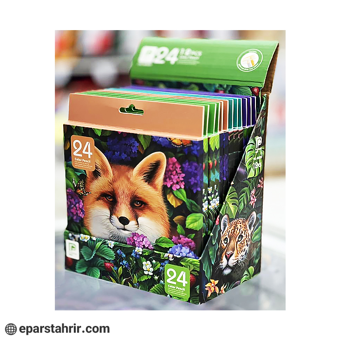 مدادرنگی پرودن 24 رنگ جعبه مقوایی