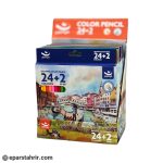 مدادرنگی برند آپیج 2+24 رنگ جعبه مقوایی
