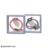 دستبند دخترانه شب تاب طرح کرومی و لبوبو