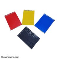 دفترچه یادداشت سپنتا 1/8 طلقی فنری