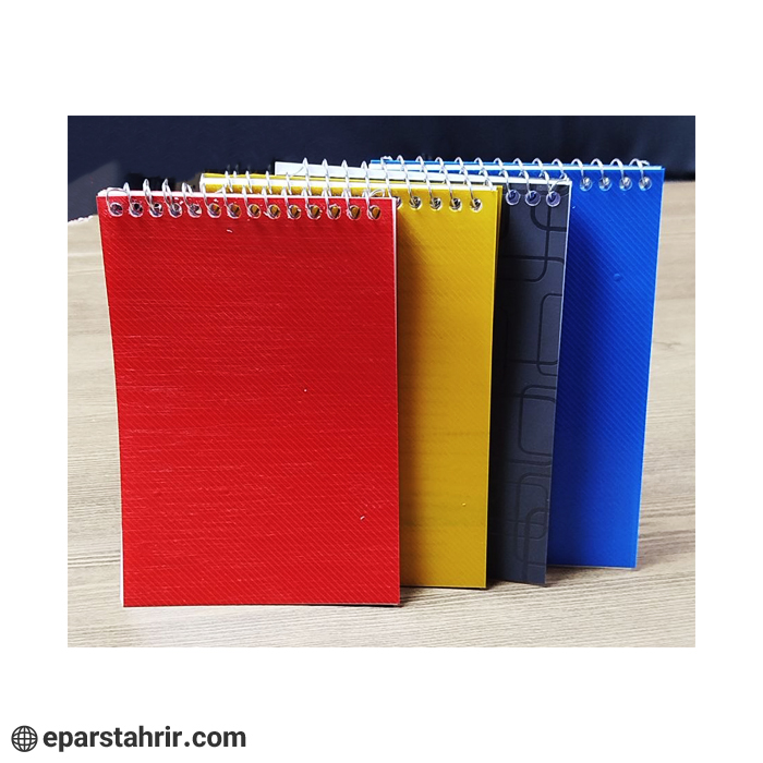 دفترچه یادداشت سپنتا 1/8 طلقی فنری
