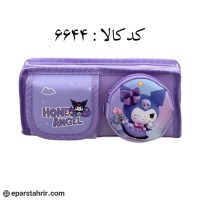 جامدادی تک زیپ پارچه ای کد 6644