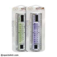 ماشین حساب و ساعت طرح خط کش کد 869