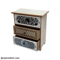 جعبه جواهرات استند 3 کشویی