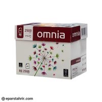 کاغذ سایز A4 برند اومنیا omnia وزن 80 گرم (بسته 500 برگی)
