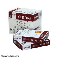 کاغذ سایز A4 برند اومنیا omnia وزن 80 گرم (بسته 500 برگی)