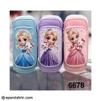 جامدادی دوزیپ پارچه ای کد 6678