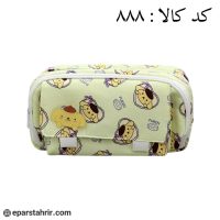 جامدادی دوزیپ پارچه ای کد 888