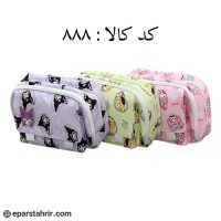 جامدادی دوزیپ پارچه ای کد 888