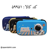 جامدادی تک زیپ پارچه ای برجسته فضانورد کد 59951