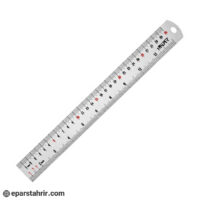 خط کش فلزی 30 سانت آلپر (بسته 2 عددی)