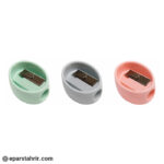 تراش کایزر کد SK272 تک سوراخ بیضی پاستلی (بسته 3 عددی)