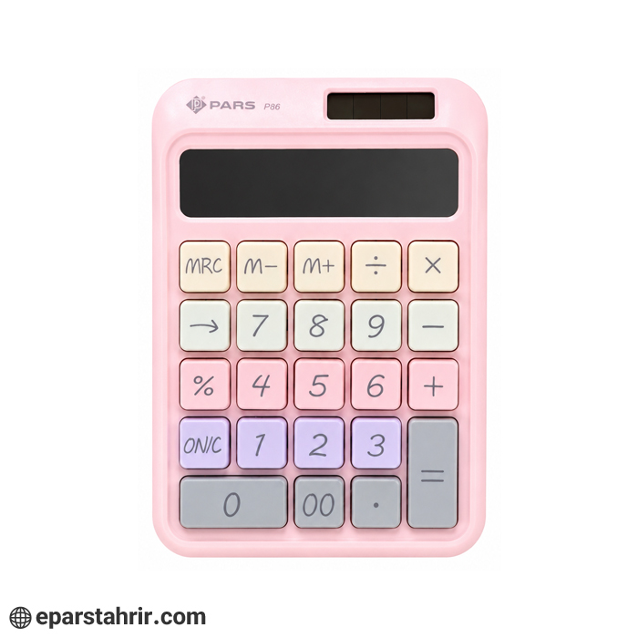 ماشین حساب پارس دانش آموزی 8 رقم کد P86