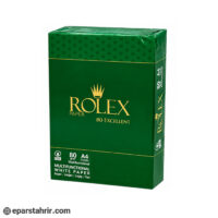 کاغذ A4 برند رولکس وزن 80 گرم (بسته 500 برگی)
